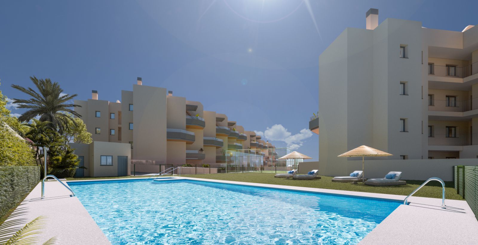02 residencial altair pool view