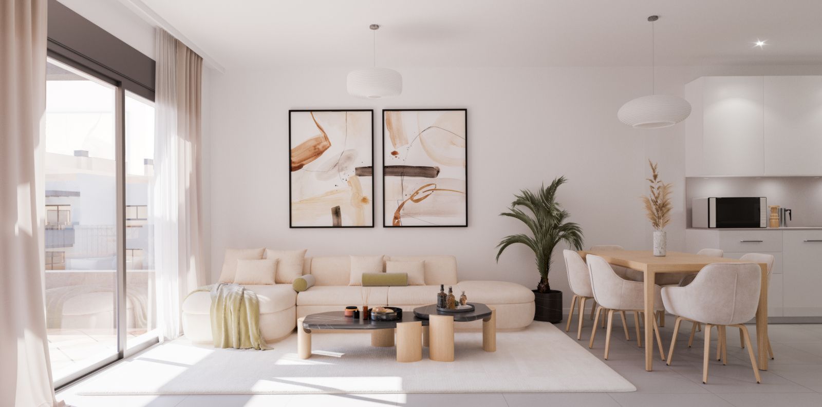 03 airy apartment living dining